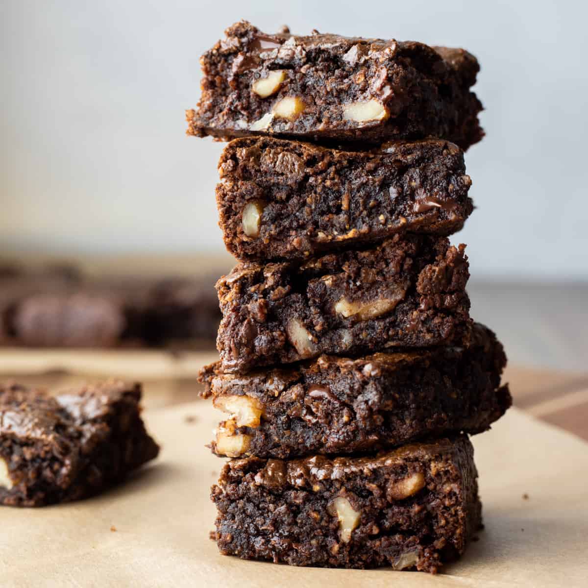 Vegan almond butter brownies