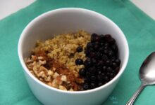 Freekeh breakfast bowl kale egg whites recipe