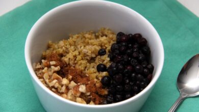 Freekeh breakfast bowl kale egg whites recipe