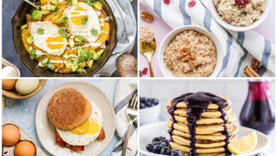 5 diets and 5 recipes for 350 calorie breakfasts