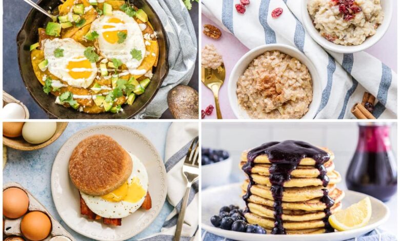 5 diets and 5 recipes for 350 calorie breakfasts