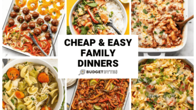 Dinners from around the world for less than 15