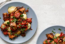 Recipe smoky tomato baked chicken baby potatoes