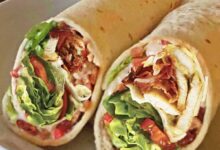 Bacon ham egg wrap