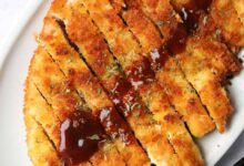 Gluten free potato chip chicken katsu