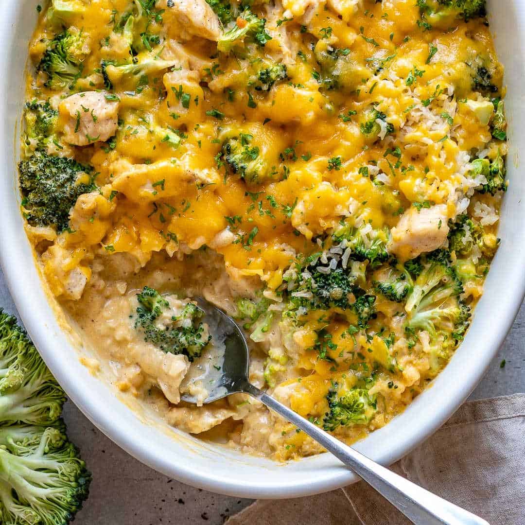 Chicken broccoli rice casserole