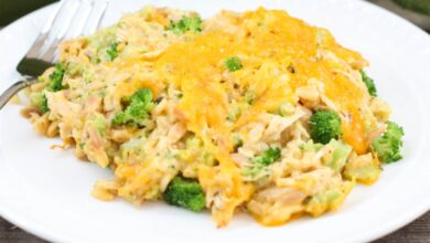 Chicken broccoli rice casserole