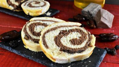 Slow cooker chocolate swirl bread