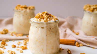 Coconut tres leches overnight oats
