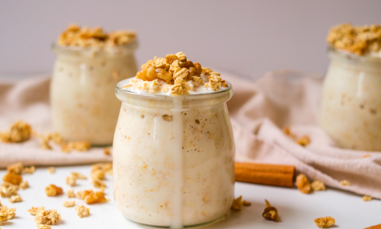 Coconut tres leches overnight oats