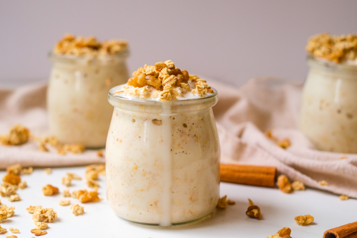 Coconut tres leches overnight oats