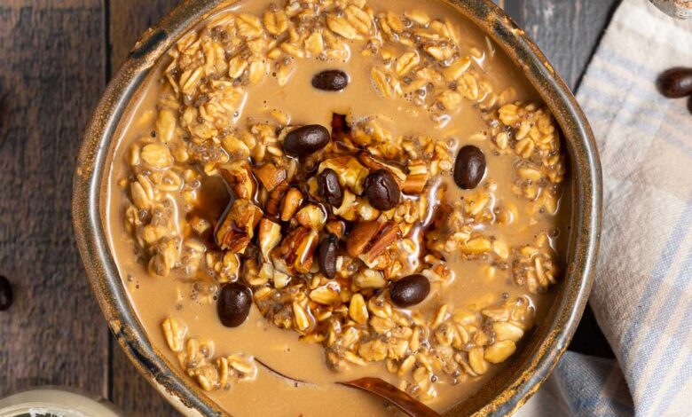 Overnight coffee oats recipe
