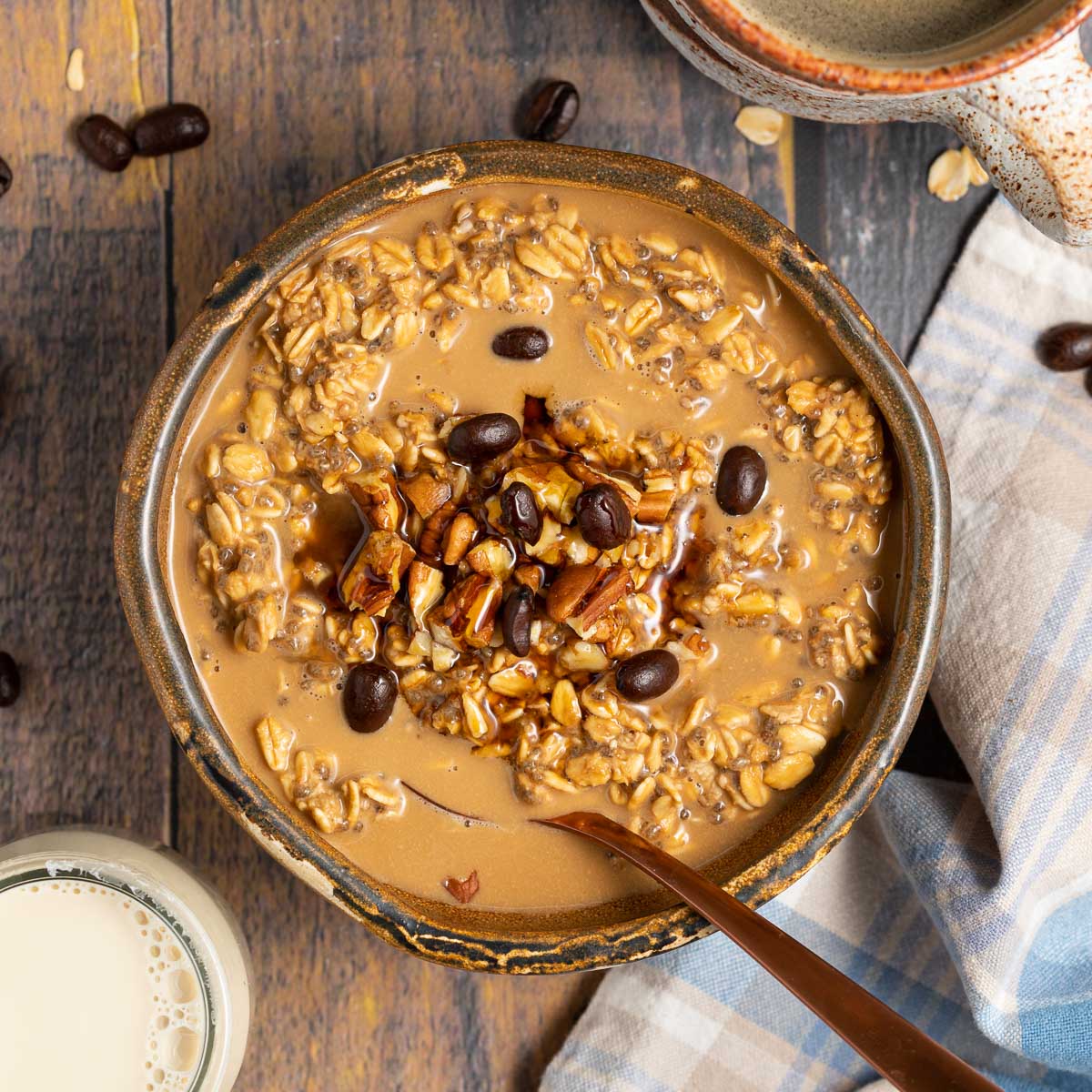 Overnight coffee oats recipe