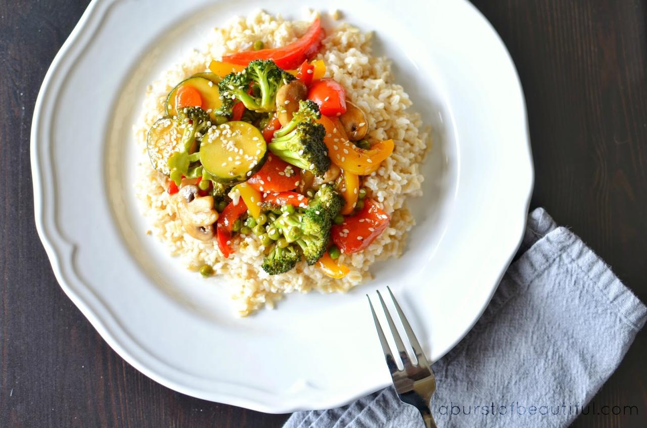 Recipe easy vegetable teriyaki stir fry