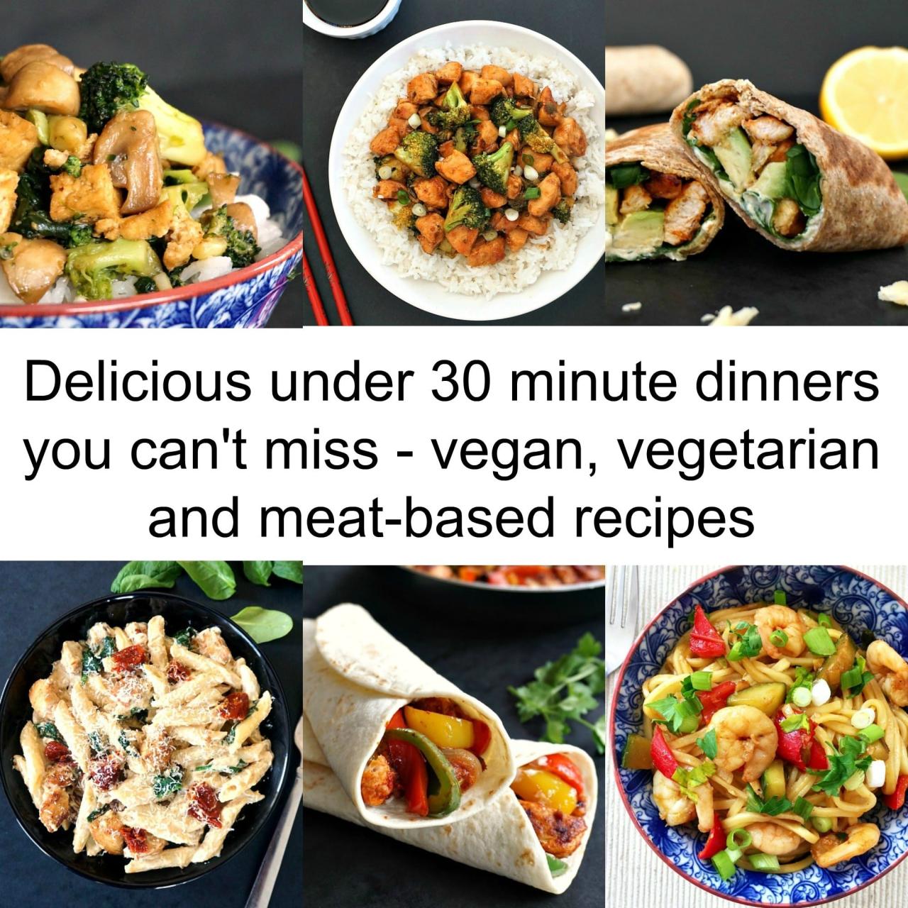 12 thirty minute clean eating dinners under 380 calories