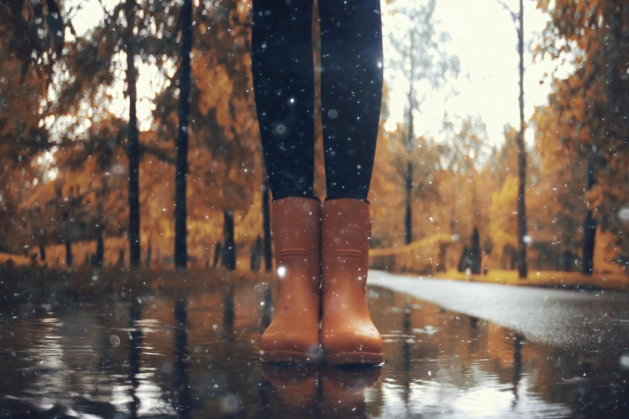 Tips for walking in the rain