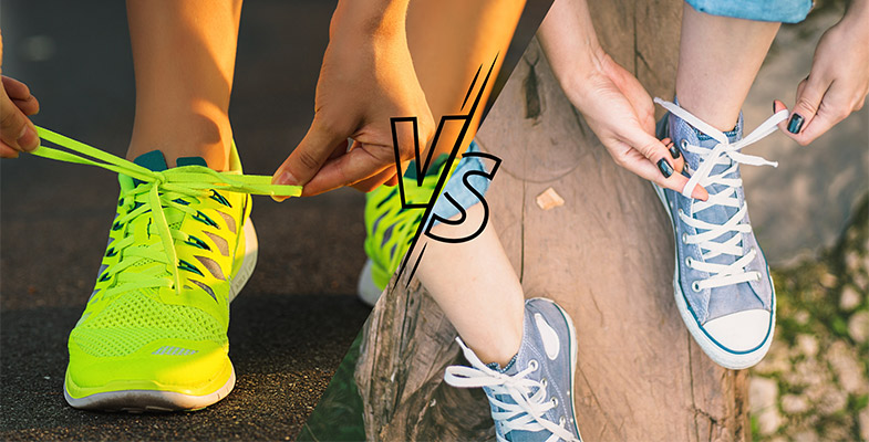 Walking versus running shoes whats the difference