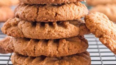 5 ingredient peanut butter cookies