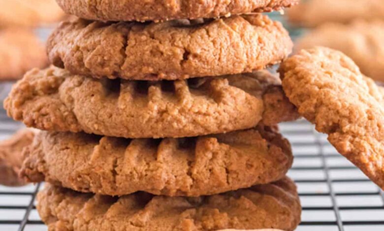 5 ingredient peanut butter cookies