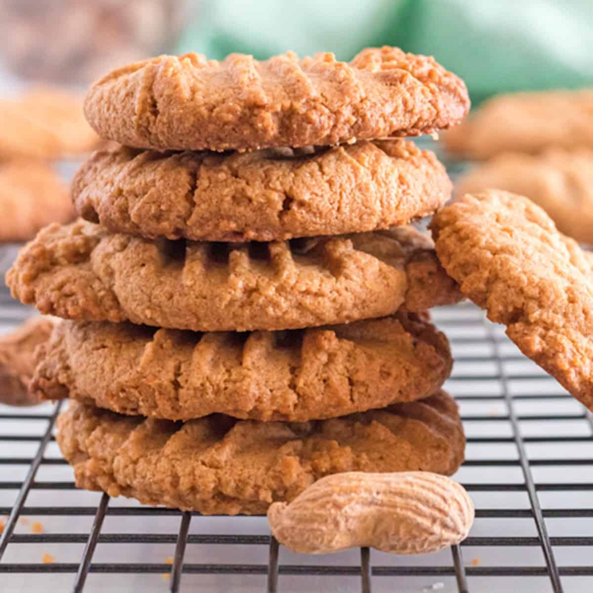 5 ingredient peanut butter cookies