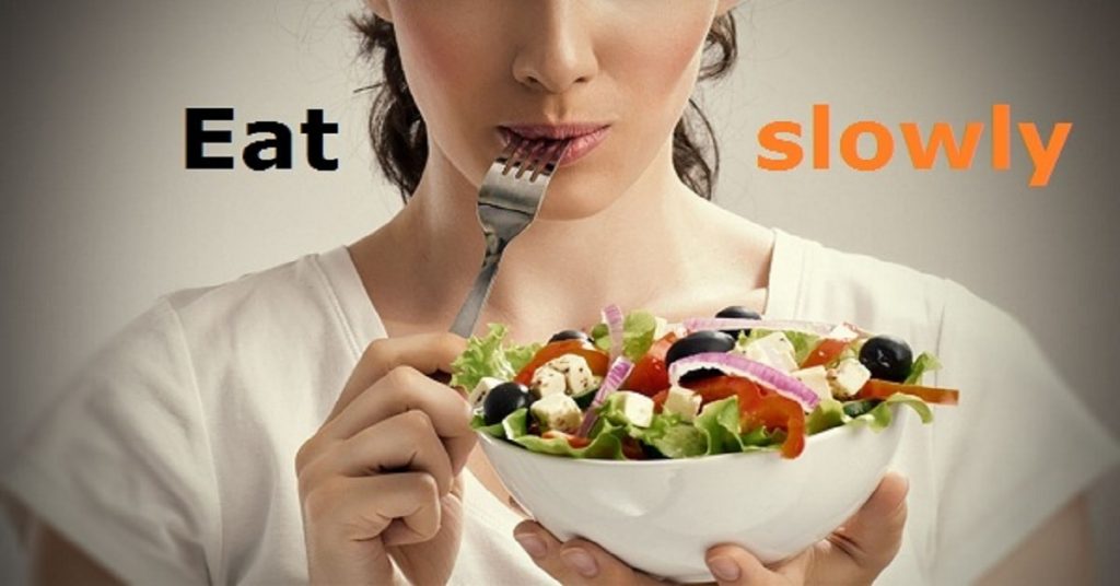 5 strategies to eat slower and lose weight