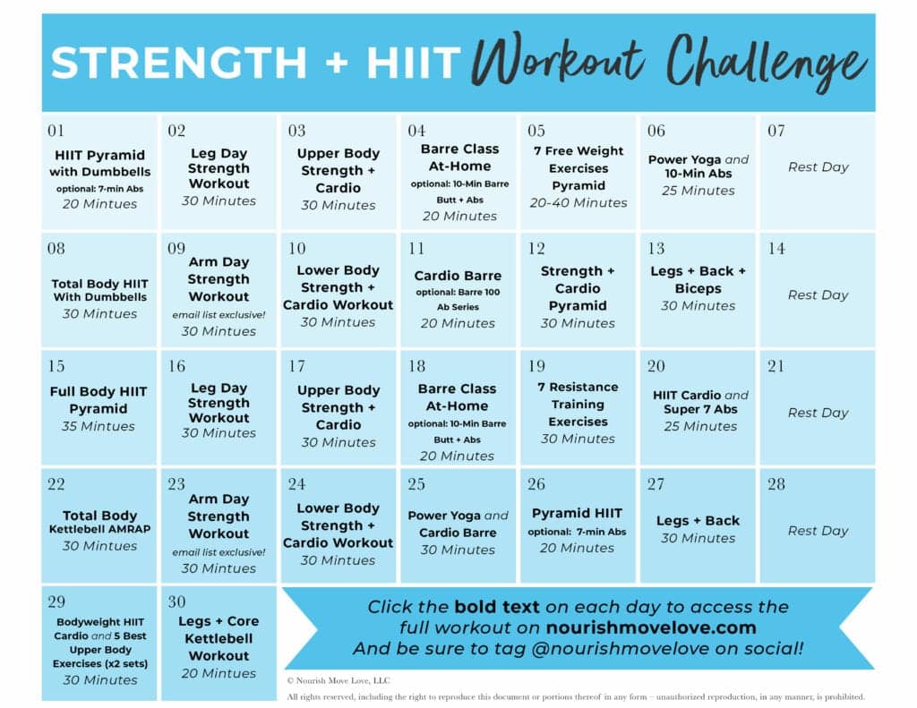 4 week hiit plan beginners