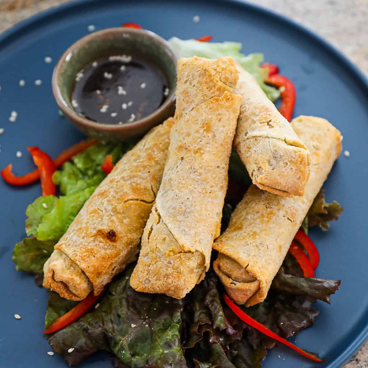 Air fryer egg rolls