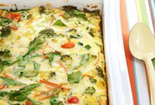 Easy veggie egg bake recipe