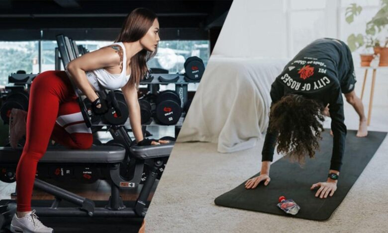 Whats better working out at home or joining a gym