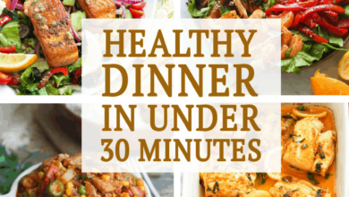 12 thirty minute clean eating dinners under 380 calories