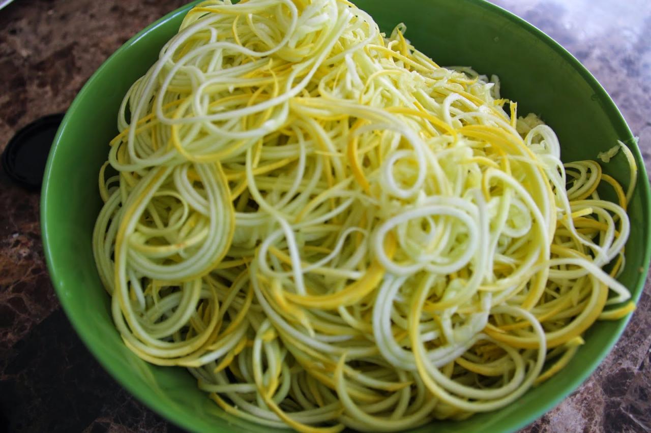 Squash noodles yellow recipes pesto almond basil recipe article