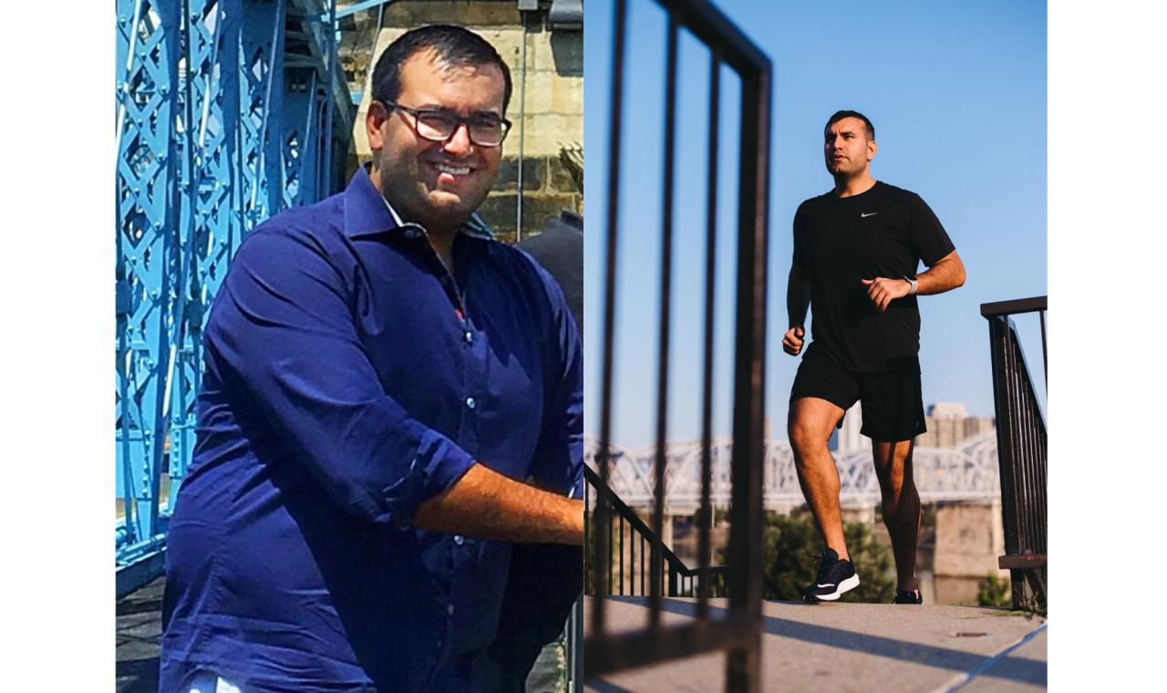 Jacksons 100 pound weight loss transformed his mindset