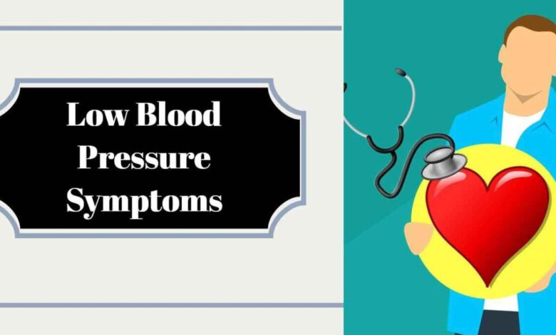 3 signs might low blood pressure