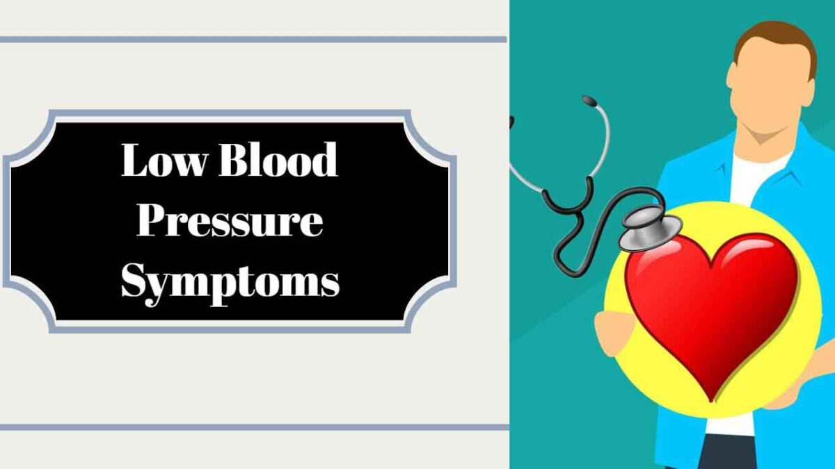 3 signs might low blood pressure