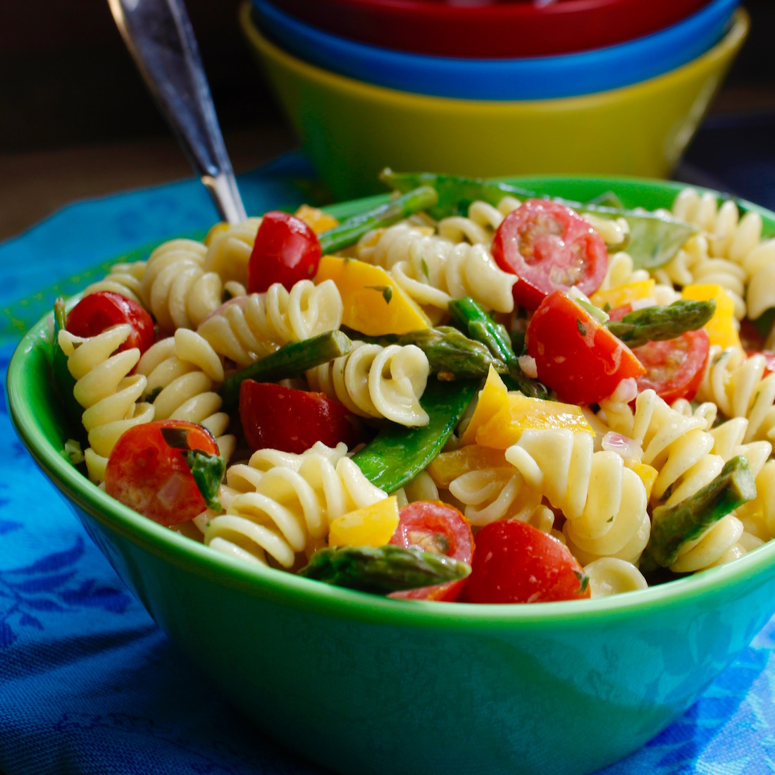 Gorgeously green spring pasta