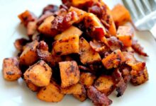 Bacon sweet potato hash