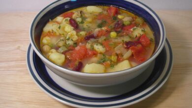 Vegan super greens tomatillo posole