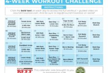 4 week walking plan for total body strength