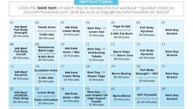 4 week walking plan for total body strength