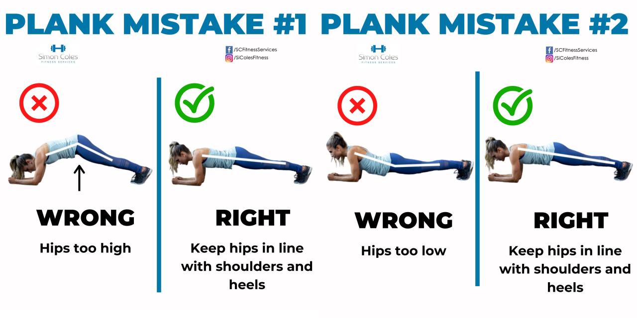 Plank mistakes and how to avoid them