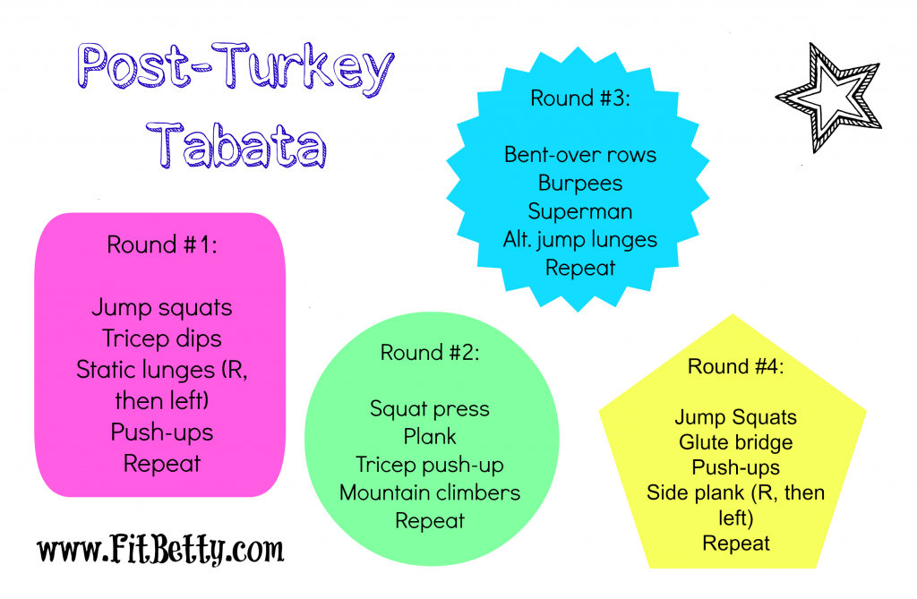 Thanksgiving day tabata workout guide