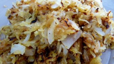 Spaghetti squash hashbrown