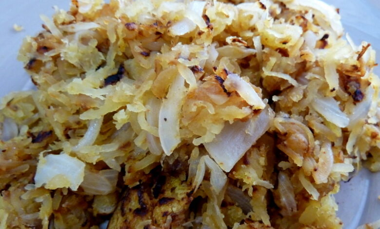 Spaghetti squash hashbrown