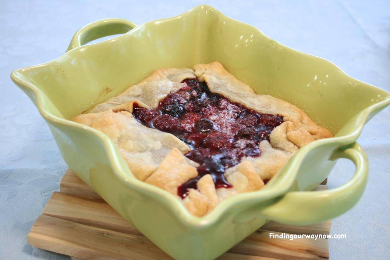 Mixed berry tart