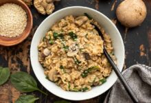 Savory herbed oatmeal