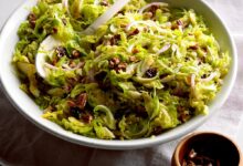 Shaved brussels sprouts salad 2