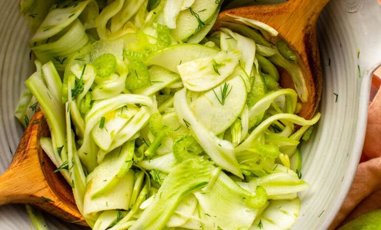 Apple fennel salad recipe