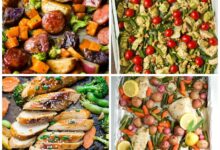 Diet friendly sheet pan dinners