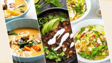 9 hearty winter soups under 360 calories