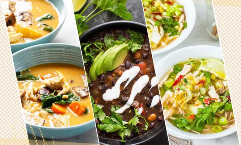 9 hearty winter soups under 360 calories